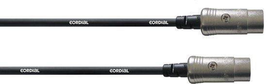 Cordial MIDI Verbindingskabel - 3.00 m - Zwart