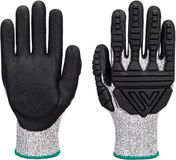 Portwest TPV Impact Snijhandschoen - Grijs/zwart - XL