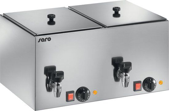 Saro Worstwarmer Met Kraan | Inclusief rooster | RVS