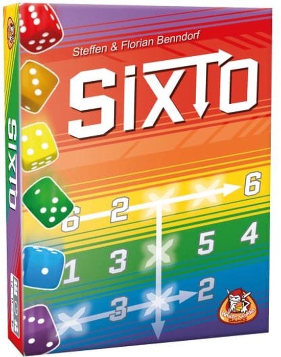 Sixto - White Goblin Games - Dobbelspel - Standaard editie - Strategisch spel - 8+ jaar