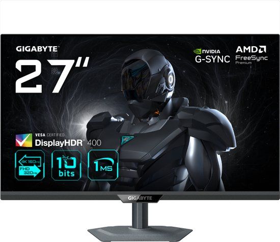 GIGABYTE G27Q20 computer monitor 68,6 cm (27") 2560 x 1440 Pixels Quad HD LED Zwart