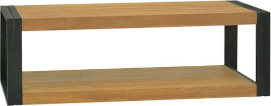 vidaXL Badkamerkast, 120 x 45 x 35 cm, van massief teakhout