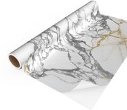 Ambiance Sticker Zelfklevende vinylfolie op rol, per meter verkocht - Afwasbare sticker voor keukenmeubels, kasten en deuren - Bucharest Marble - 60x200cm