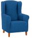 Martina Home Relax fauteuilhoes, blauw, oorkappen