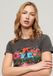 Superdry Cali Sticker T-shirt Dames Vintage Black