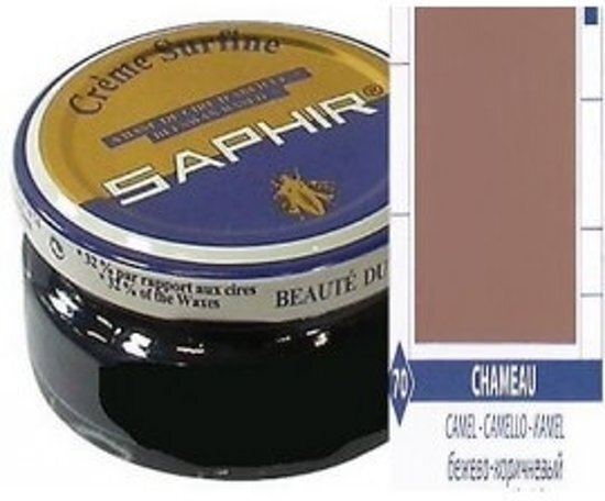 Saphir Creme Surfine (schoenpoets) Camel