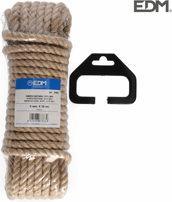 Gevlochten streng EDM 10 m Jute