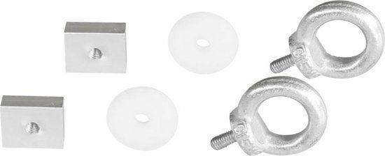 Fiamma EYE-Kit vastzetogen voor Garage Bars - Wit - 8004815175818