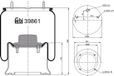 FEBI Bilstein - Air Spring - 39861