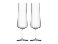 Orrefors Verre à champagne Informal 22 cl Lot de 2 Transparent