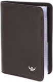 Golden Head Leren kaarthoes Polo RFID Protect Kartenetui 4431 Dunkelbraun