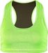BECO crinkle bikini topje - neon groen - maat 40