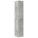 VidaXL Hoge kast, betonkleur, 30x42,5x185 cm, houtvezelplaat