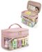 Merkloos Roze Tweelaags Haaraccessoires Organizer