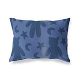 BonaMaison Blauw Decoratieve Kussensloop, Kussenhoezen Bank, Decoratieve Kussenhoesjes, Kussensloop; Sofa, Slaapkamer, Kantoor, Auto 45x60 Cm - Ontworpen en vervaardigd in Turkije