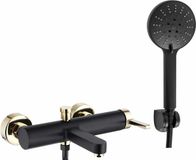 REA Polo Black Gold - Badmengkraan - Zwart/Goud