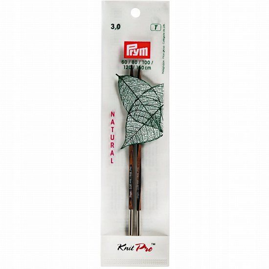 Prym KnitPro Verwisselbare Breinaalden 3mm Natuurlijk Hout