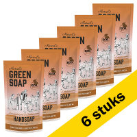 Marcels Green Soap Aanbieding: 6x handzeep navulling sandelhout en kardemon (500 ml)