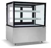 GOLDINOX Vitrine réfrigérée en acier inoxydable - 1240 x 688 x 1200 mm - PREMIUM