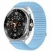 Samsung Galaxy Watch 9 - 40mm / 44mm Nylon Ribbelbandje - Blauw