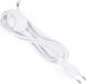 Benson Stroomsnoer met vloerdimmer - wit - 2 meter