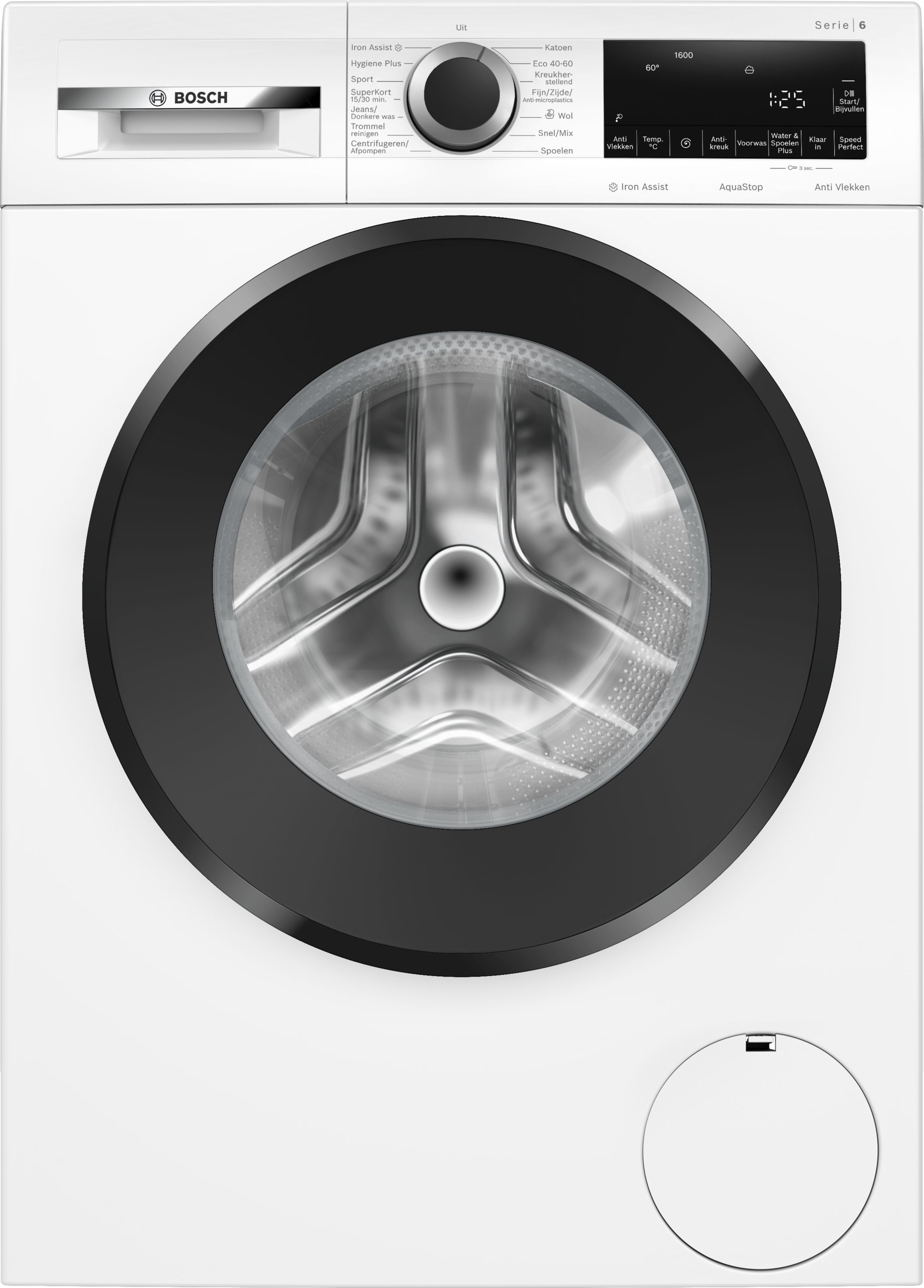 Bosch WGG246ZCNL - Serie 6 - Wasmachine - 9 kg - 1600 rpm - Energielabel A - Iron Assist