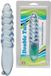 Double Dream Toys Double Twist Dildo - Clear Blue