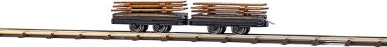 Busch - Deux wagons avec planches H0 (Bu12218)