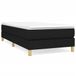 vidaXL Cadre de lit boxspring, noir, 80x200 cm, avec revêtement en tissu