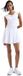 Ea7 Emporio Armani Robe sans manches Blanc XS Femme