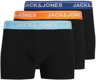 JACK&JONES JACTHEODORE SOLID TRUNKS 3 PACK SN Hommes Sous-vêtements