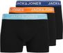 JACK&JONES JACTHEODORE SOLID TRUNKS 3 PACK SN Hommes Sous-vêtements