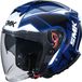 SMK GTJ Tourer Casque jet Bleu Blanc Taille S