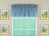 Today's Curtain Emelia Wedge Blauw Valance