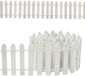 Ibenzoa® Miniatuur Houten Tuinhek – Wit, 100cm x 5cm