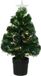 Everlands Fiber optic kerstboom/kunst kerstboom met verlichting en ster piek 60 cm