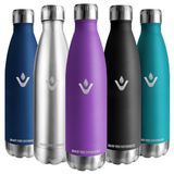 Vikaster Thermos 750 ml, lekvrije thermosfles, 0,75 l, BPA-vrij, herbruikbare thermoskan, roestvrij staal, voor camping, yoga, gym, fitness, reizen, outdoor