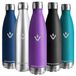Vikaster Thermos 750 ml, lekvrije thermosfles, 0,75 l, BPA-vrij, herbruikbare thermoskan, roestvrij staal, voor camping, yoga, gym, fitness, reizen, outdoor