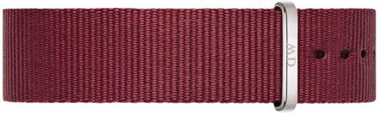 Daniel Wellington Roselyn DW00200212 - Horlogeband - Nylon - Rood - 18 mm