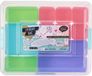 Koopman Boîte de rangement jouets multicolore avec 12 bacs pour enfants.
