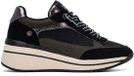 XTI - Sneakers Femme Noir - Chaussures confortables et polyvalentes - Mode décontractée - Modèle 14617003 (Taille 38)