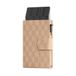 Prowallet Plus - Panel Cappuccino - Pasjeshouder voor 8 pasjes, briefgeld en muntgeld - Uitschuifbaar - RFID Creditcardhouder - Kaarthouder Portemonnee, Premium Pashouder voor Mannen - Aluminium, Kunstleer - Incl. Luxe Cadeaubox