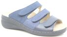Solidus 21154 - Wijdte H - Blauw - Nubuck - Dames - Maat 40 2/3