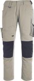 Mascot Pantalon de travail Unique avec poches genoux 12679-442 - Kaki clair/Noir - Taille 52
