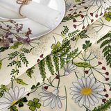 ANRO Tafelkleed Kamille Groen 240x140cm