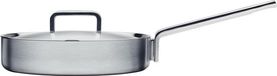 Iittala Tools Hapjespan met deksel - 26 cm - Geborsteld Roestvrij Staal