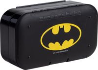 Smartshake DC Comics Boîte à pilules Organisateur Portable, sans BPA - Boîte de rangement de médicaments pour un usage quotidien - Boîte à pilules portable pour 7 jours pour les voyages, les vitamines et les suppléments (Batman)