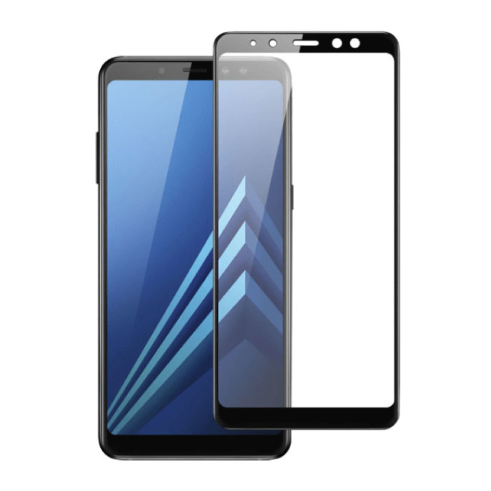 Stuff Certified 2-Pack Samsung Galaxy A8 2018 Full Cover Screen Protector 9D Tempered Glass Film