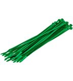 Poly Pool PP7520.8 kabelbinders, 4,8 mm x 200 mm, diameter van 3 tot 50 mm, groen, 100 stuks