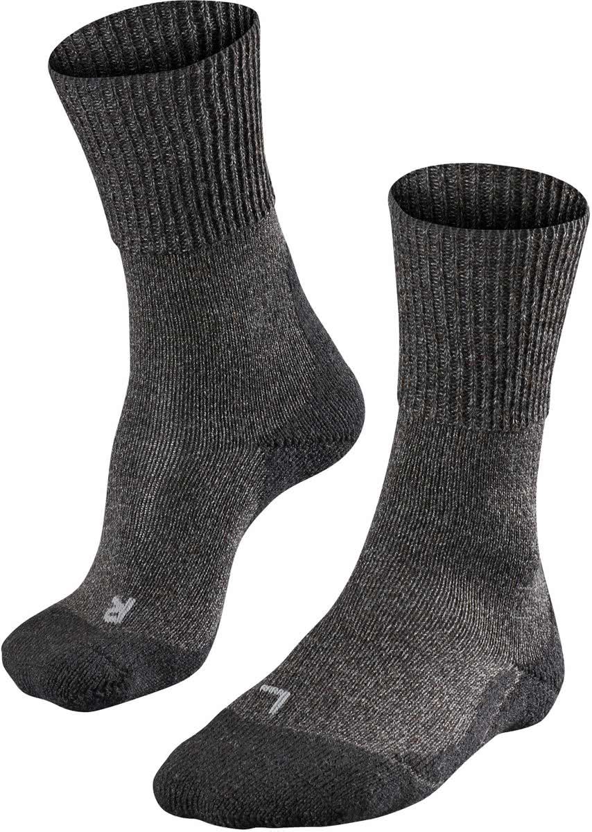 FALKE Ergonomic Sport System TK 1 Wool Wandelsokken Heren Antraciet Maat 42/43